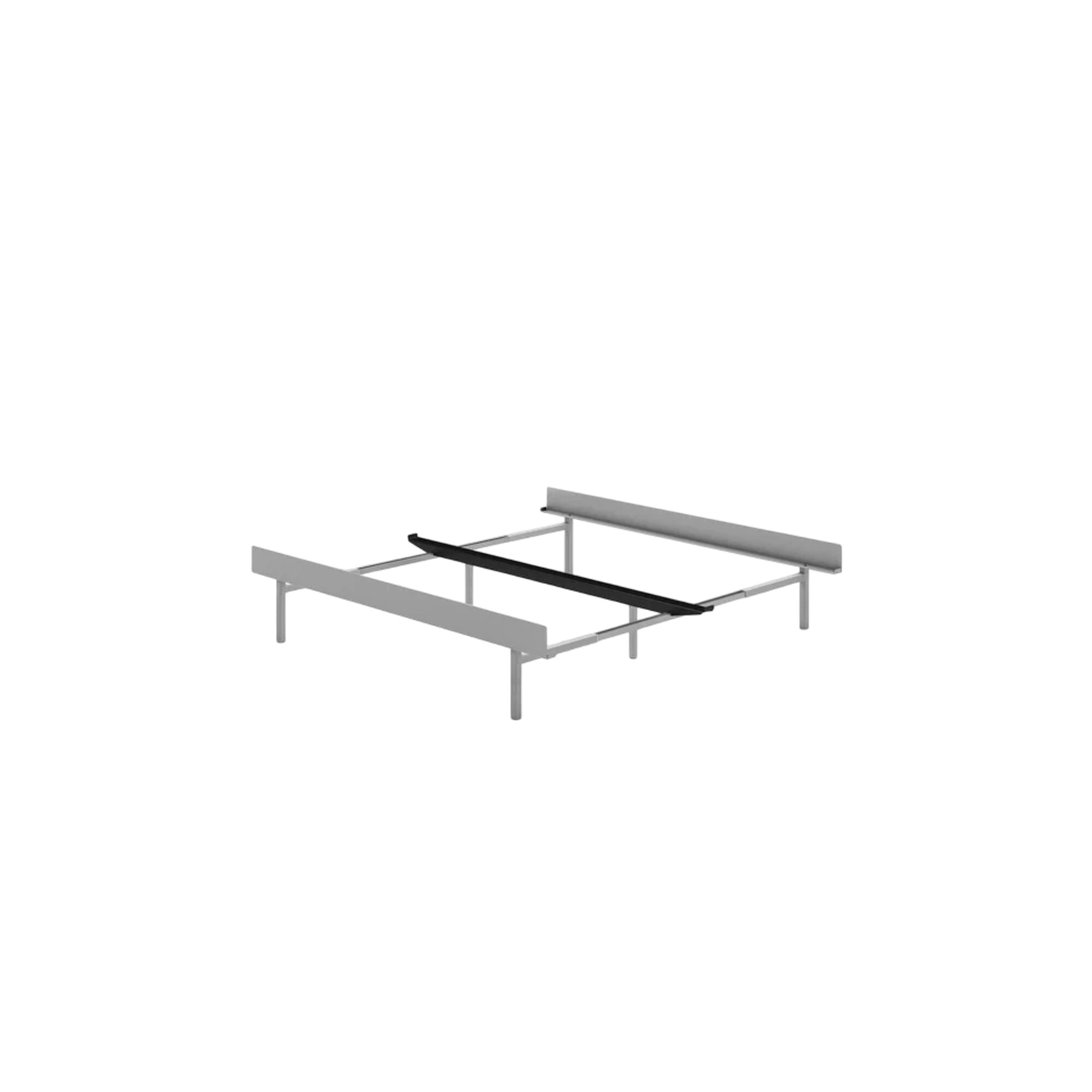 Bed Sengeramme 90-180 cm Med Hje Ben Rustfri Stl
