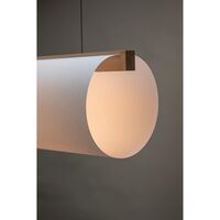 Enso Pendant 150 Brown Oak