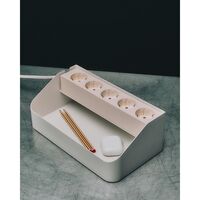 Power Tray Storage Box Oat