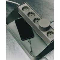 Power Tray Storage Box Oat