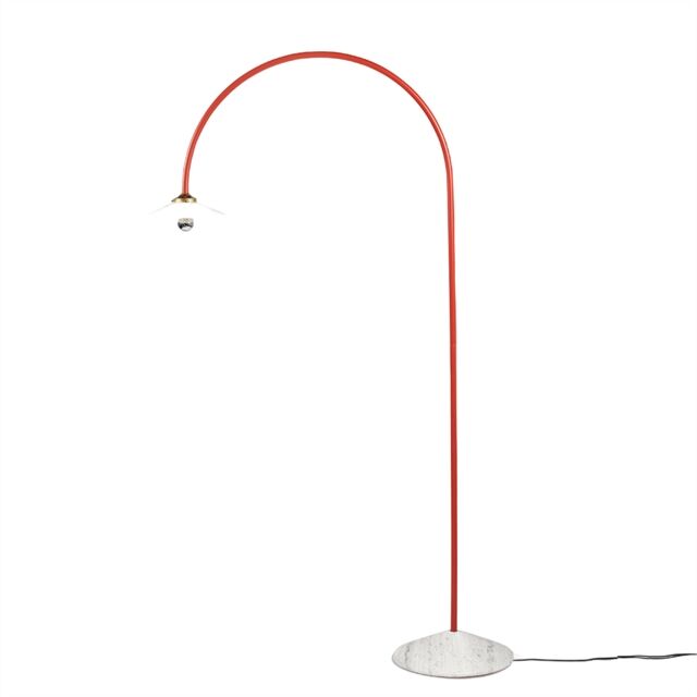 Valerie Object St&aring;lampa N&deg;1 Golvlampa R&ouml;d/ Marmor