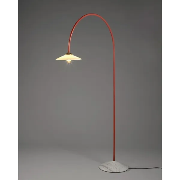 Valerie Object Standing Lamp N°1 Floor Lamp Red/ Marble