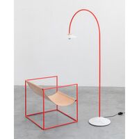 Valerie Object Standing Lamp N°1 Floor Lamp Red/ Marble
