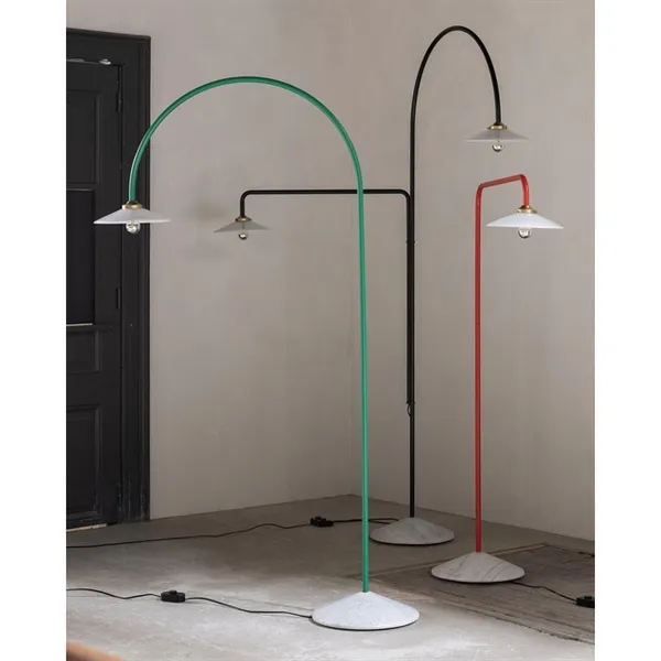 Valerie Object Standing Lamp N°1 Floor Lamp Menie Red/Marble