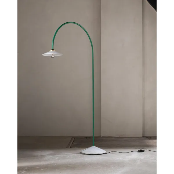 Lampadaire sur Pied Valerie Object N°1, Vert/marbre