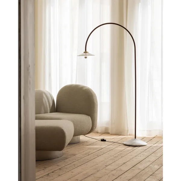 Valerie Object Standing Lamp N°1 Floor Lamp Black/ Marble