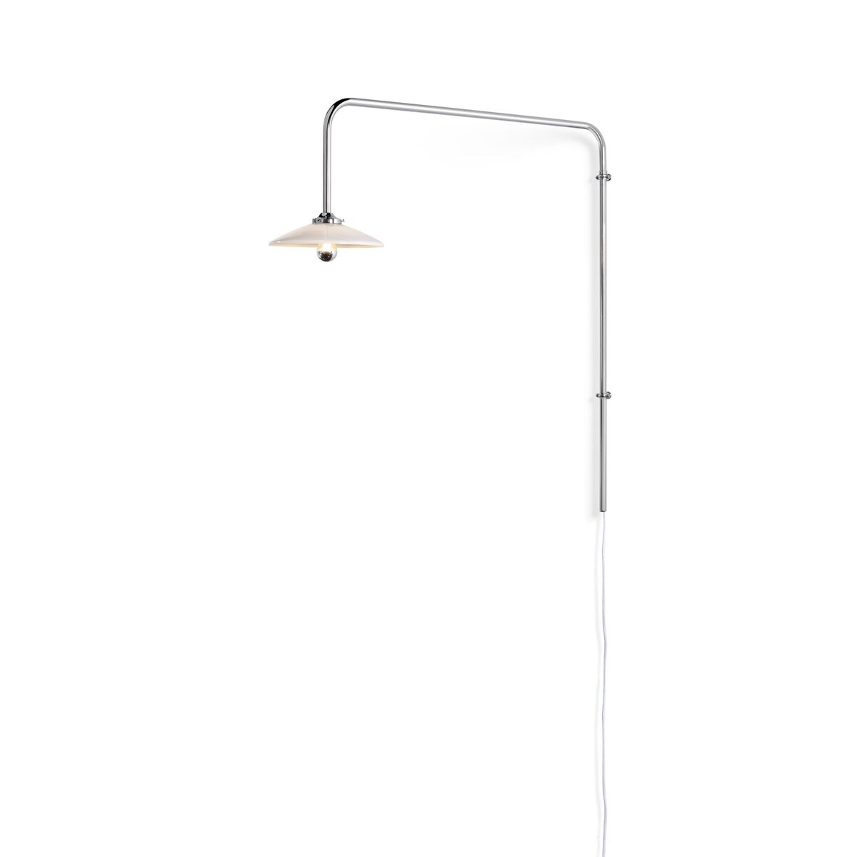 Lampada A Sospensione N°5 Applique Acciaio Cromato