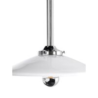 Lampada A Sospensione N°5 Applique Acciaio Cromato