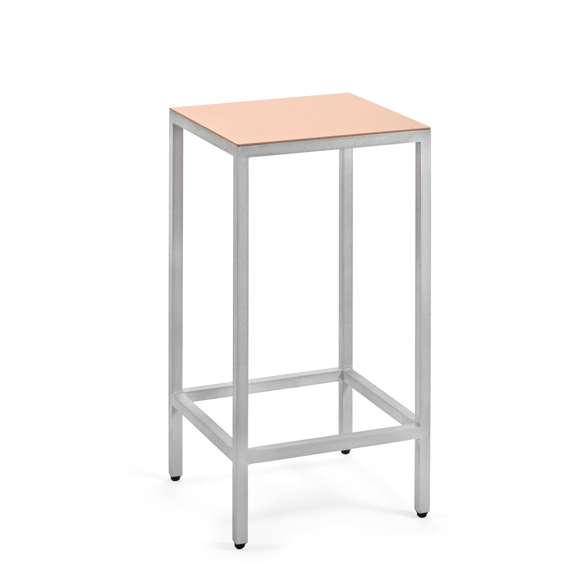 Tabouret de Bar Valerie Object Alu M Rose