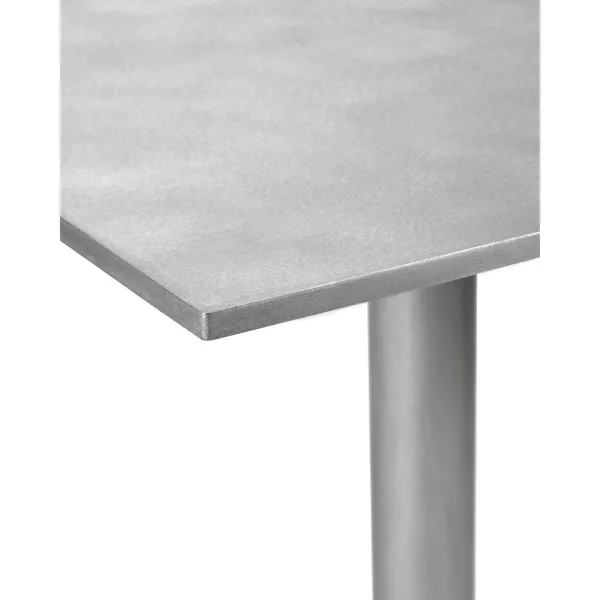 Valerie Object Alu Sqaure Dining Table Gray