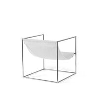 Fotel Valerie Object Solo Seat ze Stali Nierdzewnej/ Biały