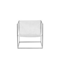 Fotel Valerie Object Solo Seat ze Stali Nierdzewnej/ Biały