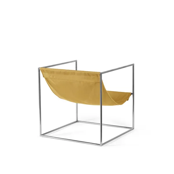 Valerie Object Solo Seat Armchair Stainless Steel/ Yellow