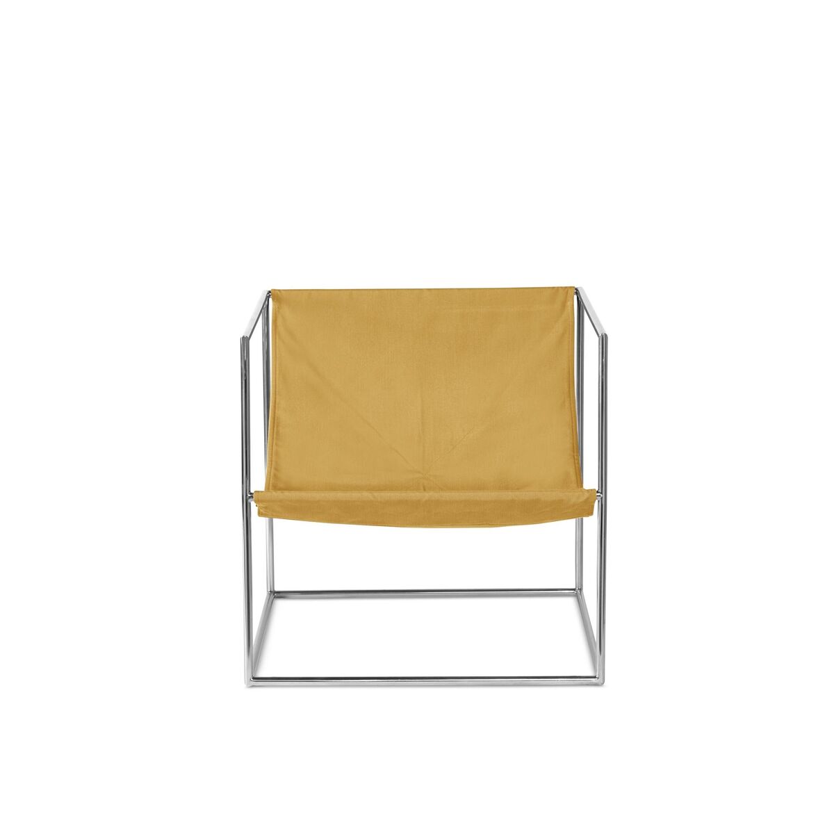 Valerie Object Solo Seat Fåtölj Rostfritt Stål/ Gul