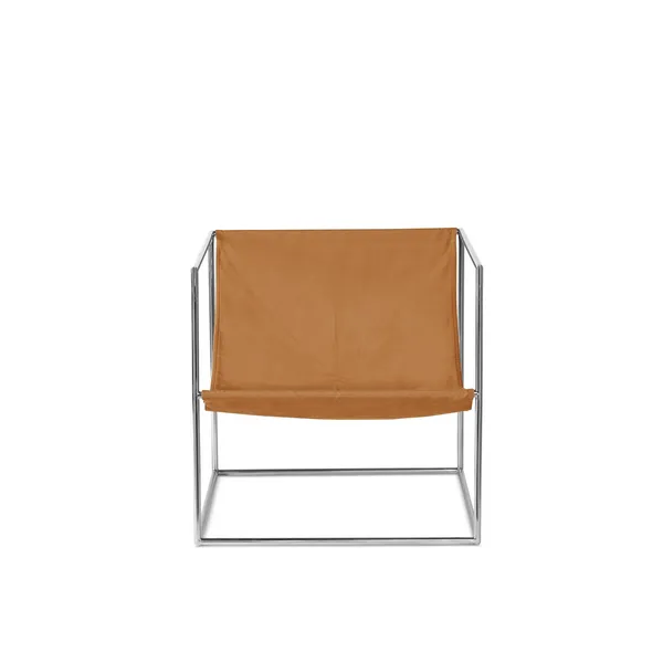 Valerie Object Solo Seat Armchair Stainless Steel/ Pink