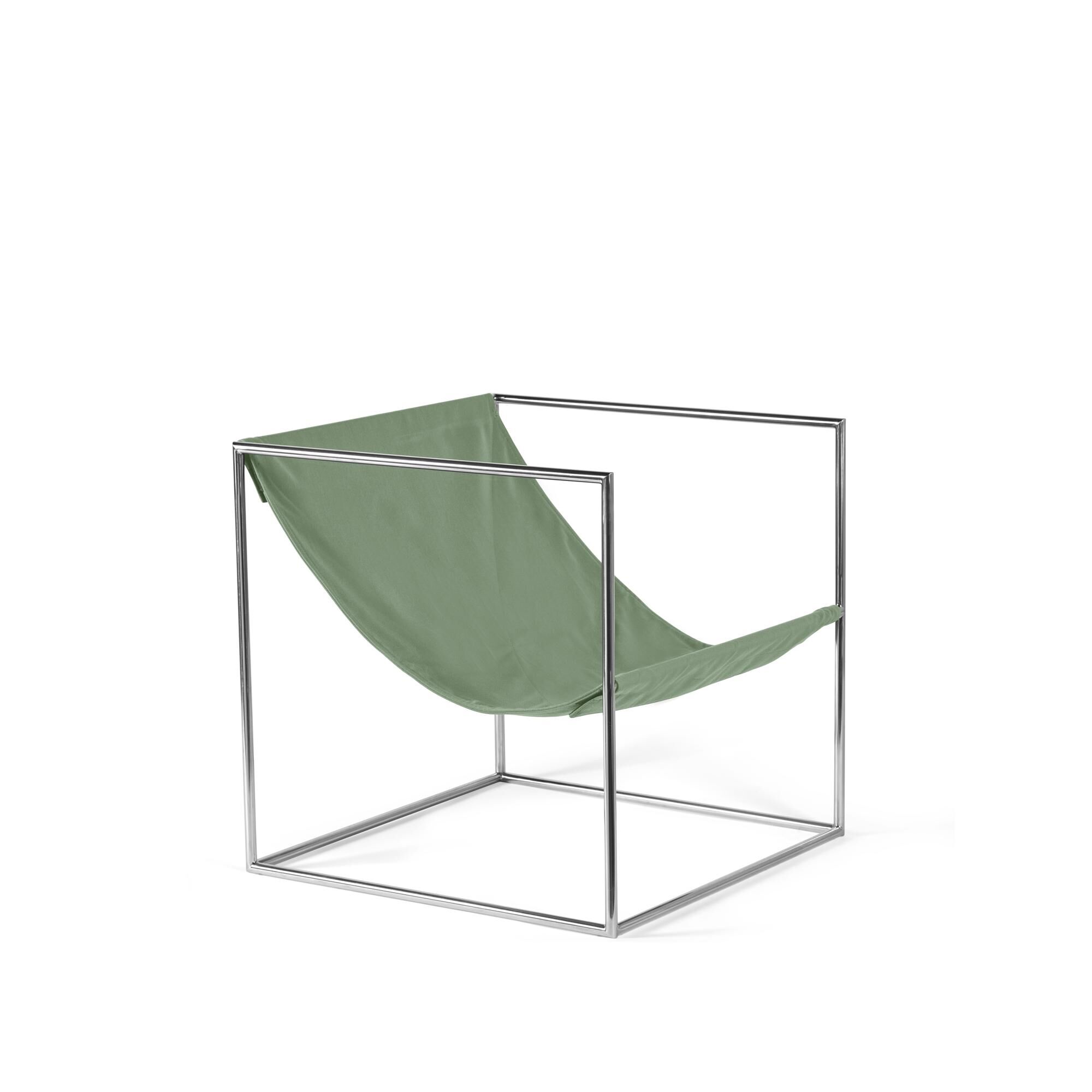 Valerie Object Solo Seat Lnestol Rustfri Stl/Grn