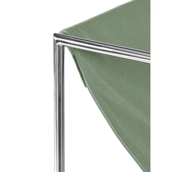 Valerie Object Solo Seat Armchair Stainless Steel/ Green