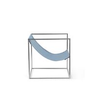 Valerie Object Solo Seat Sessel Edelstahl/ Hellblau