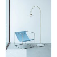 Valerie Object Solo Seat Sessel Edelstahl/ Hellblau