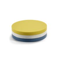 Yellow / White / Light blue