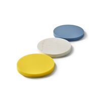 Valerie Object Three Circles Untersetzer Gelb/ Weiß/ Hellblau