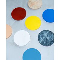 Valerie Object Three Circles Untersetzer Gelb/ Weiß/ Hellblau