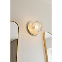 Liila 1 Limited Edition Wall Lamp Medium Beige/ Optic Clear