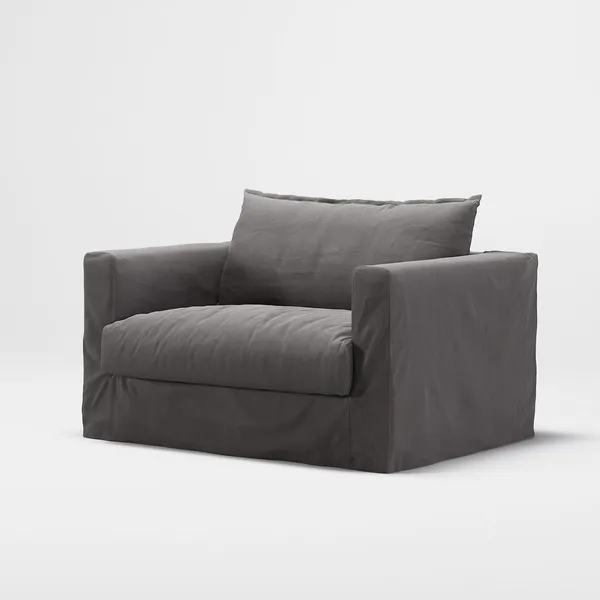 Le Grand Air Nou Love Seat Sessel Grau