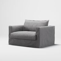 Le Grand Air Nou Loveseat Sessel Hellgrau