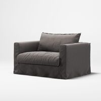 Le Grand Air Nou Loveseat Armchair Smokey Granite
