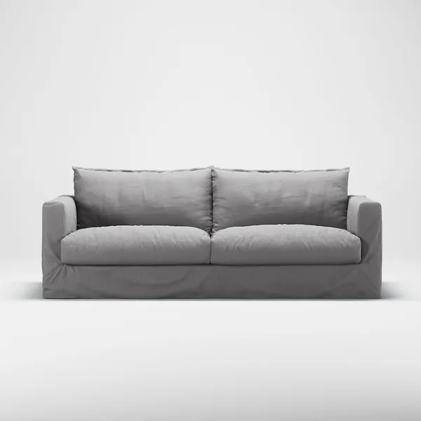 Le Grand Air Nou 3-Sitzer Sofa Hellgrau