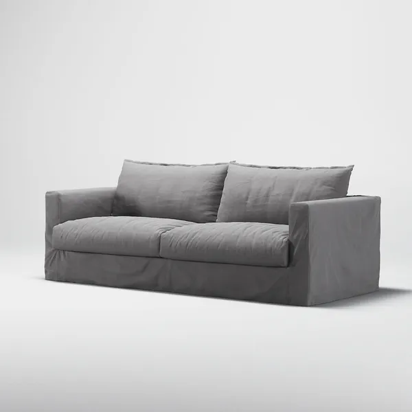 Le Grand Air Nou 3-Sitzer Sofa Hellgrau