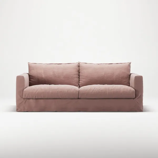 Le Grand Air Nou 3-Seater Sofa Tender Blush