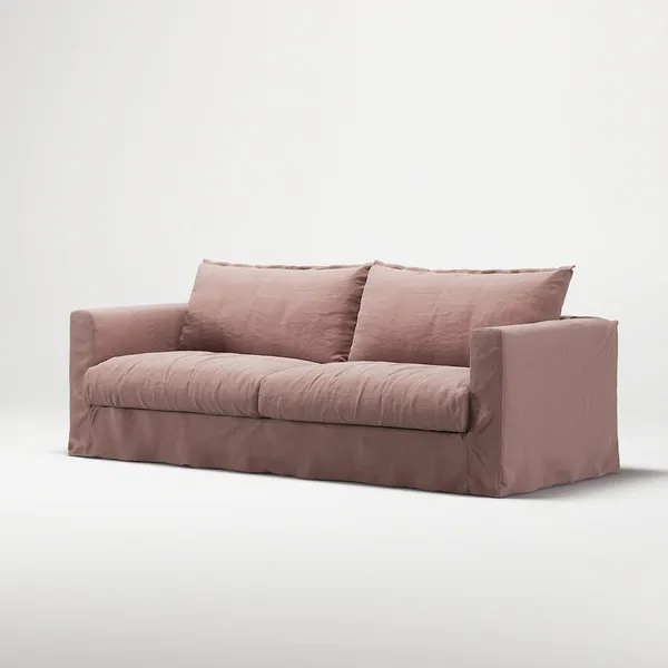 Le Grand Air Nou 3-Seater Sofa Tender Blush
