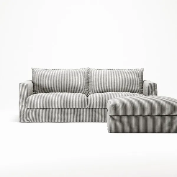 Le Grand Air Nou 3-seters Sofa Ash Stripe