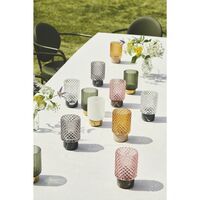 Sons Of Brass Hurricane Candlestick Opal