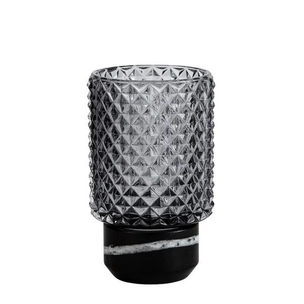 Sons Of Marble Hurricane Candlestick Black/Smoke