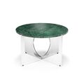 Chrome / Green marble
