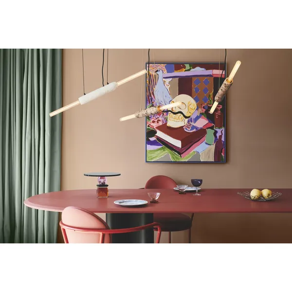 Limbo Pendel Carrara Marmor/Hvid