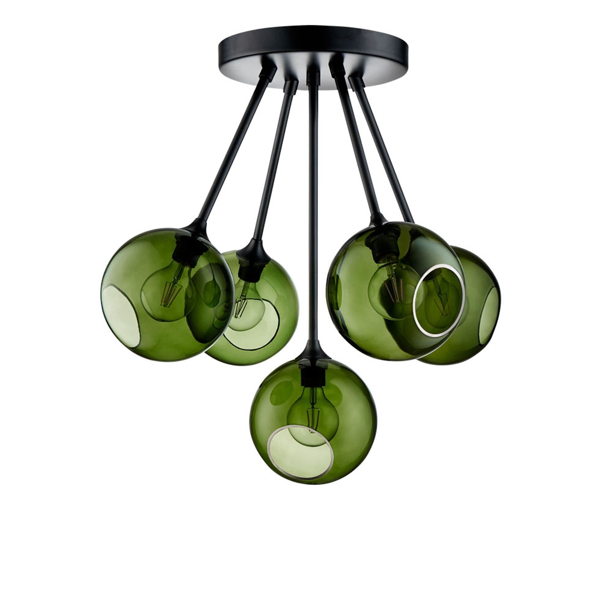Ballroom Molecule Taklampa Arm&eacute;/ Svart