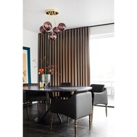 Ballroom Molecule Deckenleuchte Bernstein/Gold