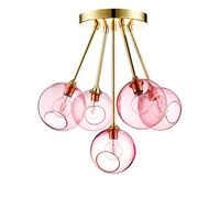 Ballroom Molecule Ceiling Light Rose/Gold