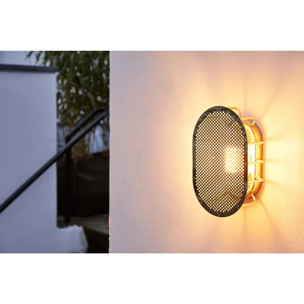 Night Rider Wandlampe, Messing Messing