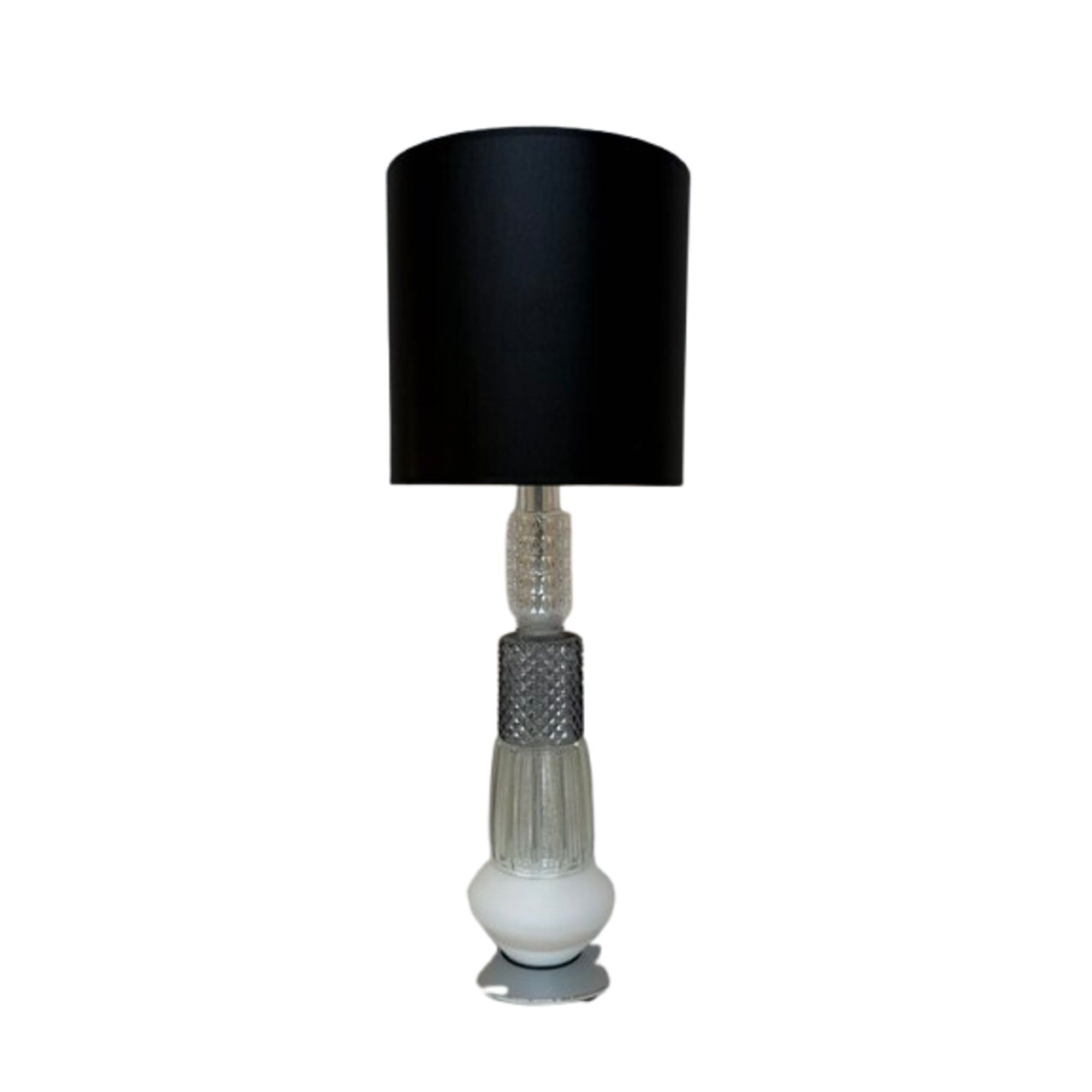 Mini Vintage Bordlampe Sort