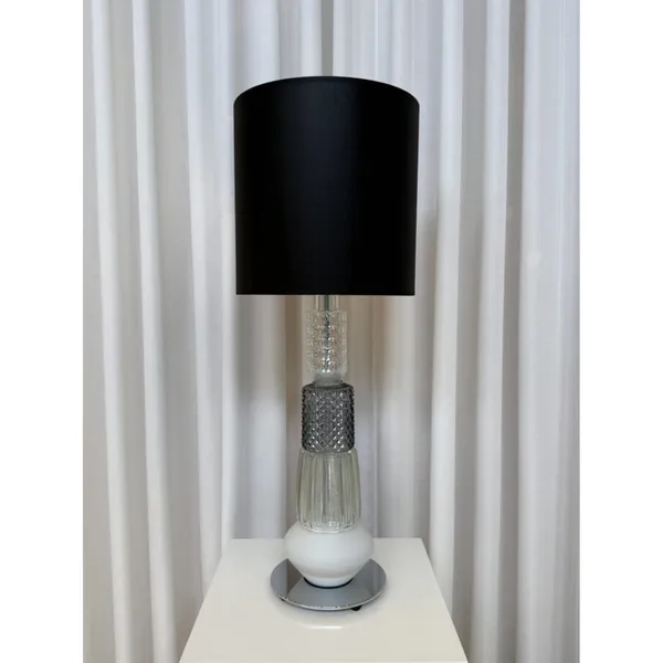 Mini Vintage Table Lamp Black