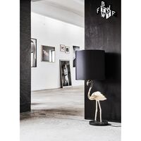 Crazy Flamingo Bordlampe Sort