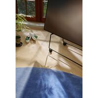 Carry TV Stand With Wheels Fig Purple