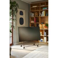 Carry TV Stand With Wheels Fig Purple