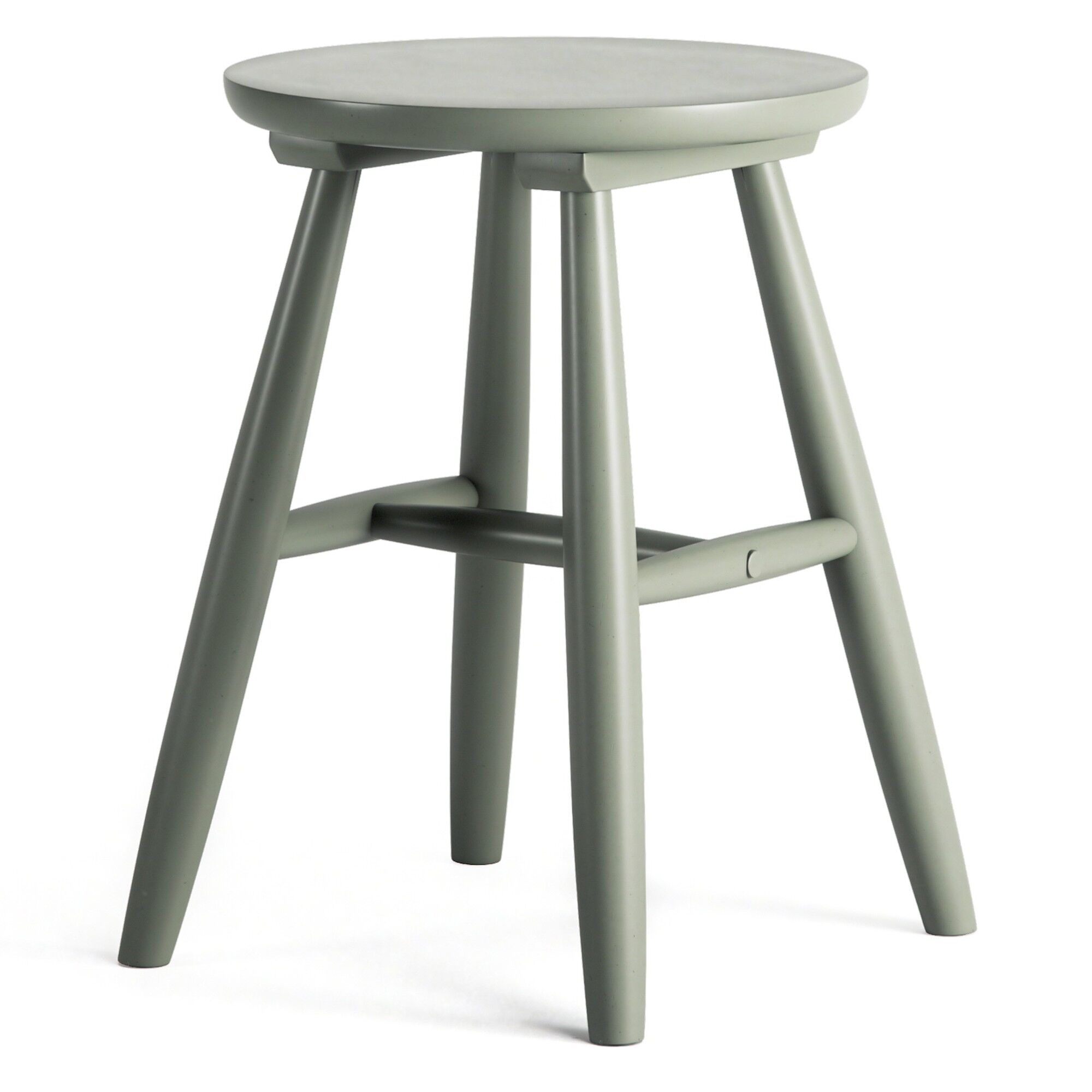 Wood Tabouret H15 Gris Ciment