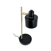 Ocean Bordlampe Sort/ Messing